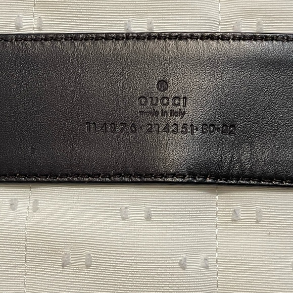 Gucci Beige/Brown GG Canvas and Leather Interlocking G Buckle Belt 80 CM - Picture 6 of 8